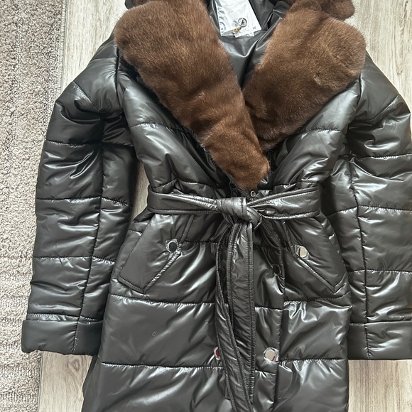 Coat Jacket with fur - Picture 4 of 6